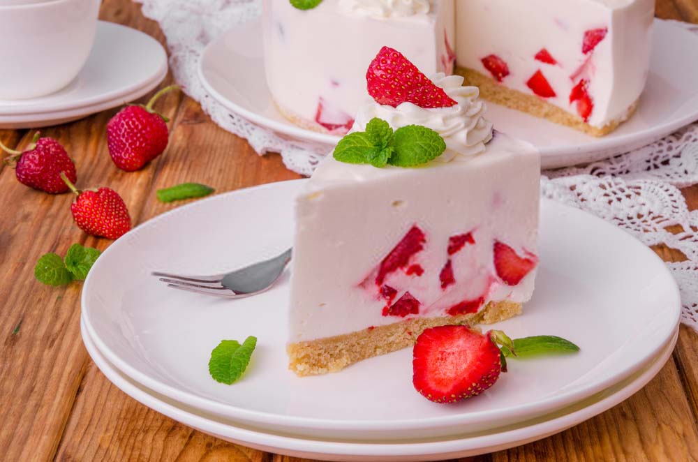 No-Bake Strawberry cheesecake